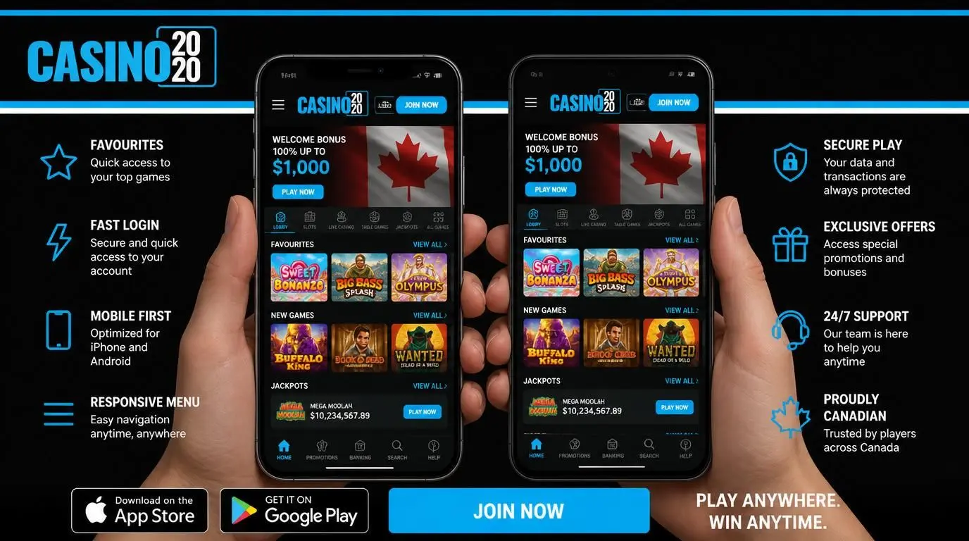  Demonstrates how mobile play feels native and seamless across device types in Canada. 